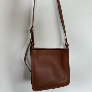 Longchamp Brown Crossbody Leather Bag